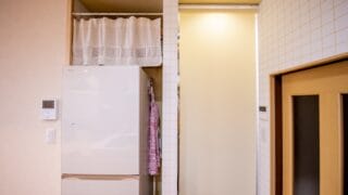 パントリーにロールスクリーンを取付した事例